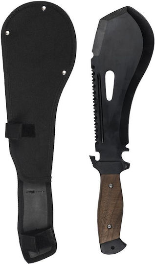 Mil-Tec Mil-Tec Survival Machete Black with Sheath