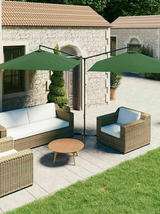 Quadratischer Metall-Garten- und Terrassen-Sonn...