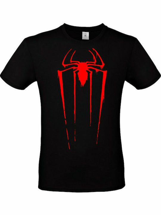 B&C Spider-Man Spider T-shirt σε Μαύρο χρώμα