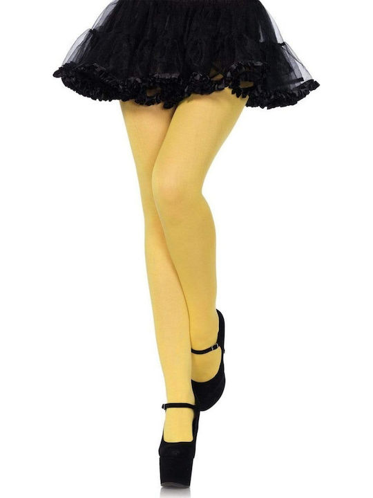 Leg Avenue 3022 Nylon Opaque Dresuri Sexy Galbene