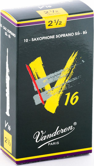 Vandoren Soprano Sax V16 Reeds Strength 2.5 Reeds