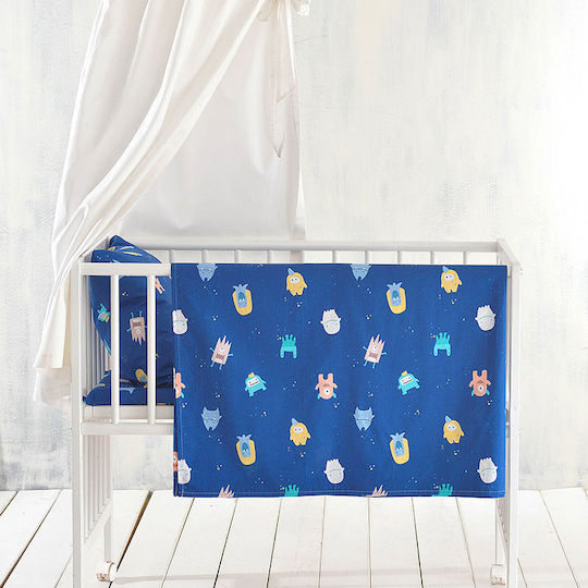 Rythmos Busters Blaue Kinderbettdecken 110x150cm 207-910-2108 Rythmos Busters Blaue Kinderbettdecken 110x150cm 207-910-2108