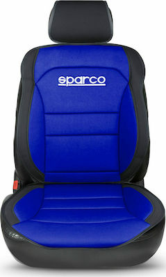 Sparco Polyester Single Seat Cover 1pcs Blue