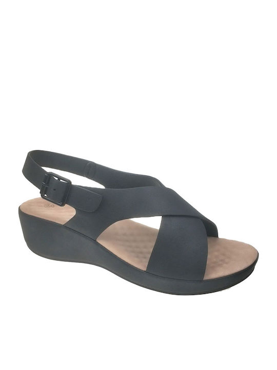 Anatomic Women's Leather Platform Shoes Black