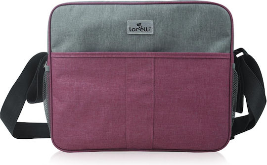 Lorelli Τσάντα-Αλλαξιέρα Ώμου/Χειρός Grey - Pink 35x27εκ.