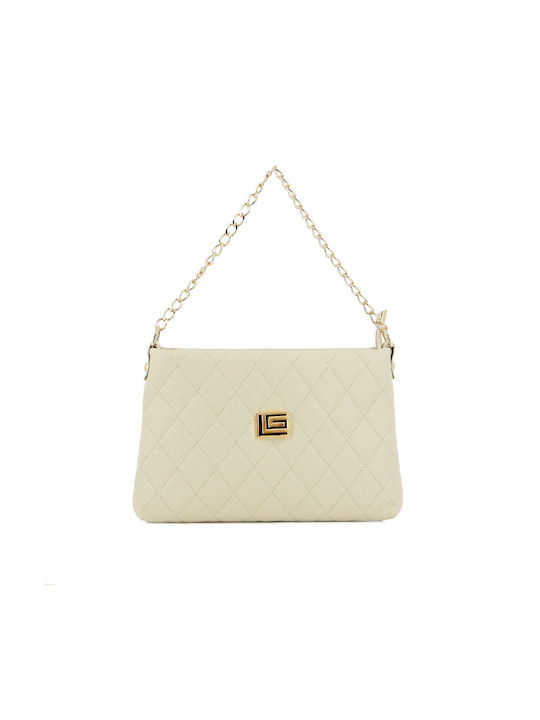 Guy Laroche Leather Women's Bag Hand Beige