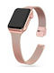 Tech-Protect Thin Milenese Armband Rostfreier Stahl Rose Gold (Apple Watch 38/40/41mm) TPRBMI4R