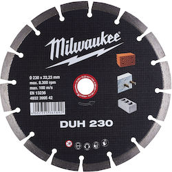 Milwaukee Diamond disc DUH 230 Cutting Disc Construction Materials Hole Diameter 230mm 1pcs