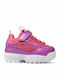 Disruptor E Kinder Sneakers mit Klettverschluss Fuchsie