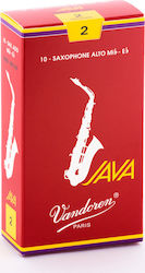 Vandoren Alto Sax JAVA Red Reeds Strength 2 για Σαξόφωνο SR262R