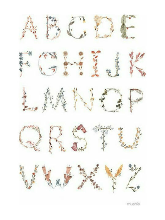 Mushie Εκπαιδευτική Παιδική Αφίσα Large Alphabet International 70x50εκ. Mushie Εκπαιδευτική Παιδική Αφίσα Large Alphabet International 70x50εκ.