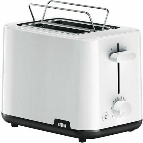 Braun HT 1010 Φρυγανιέρα 2 Θέσεων 900W Λευκή