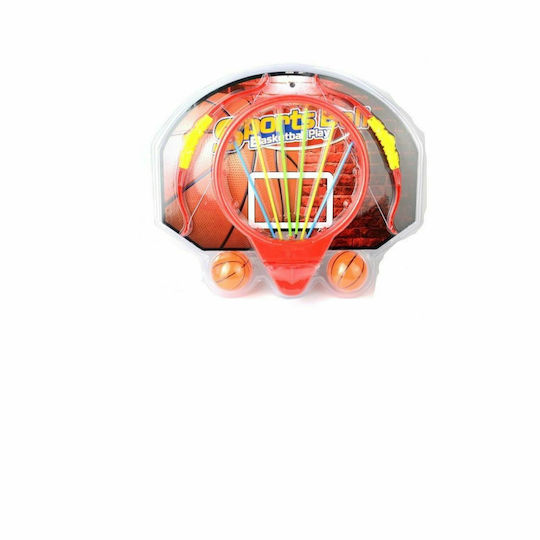 Zita Toys Παιδική Μπασκέτα Εξωτερικού και Εσωτερικού Χώρου Πόρτας με Μπάλα