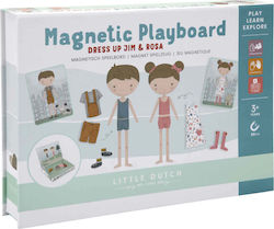 Little Dutch Μαγνητικό Παιχνίδι Κατασκευών Jim & Rosa για Παιδιά 3+ Ετών