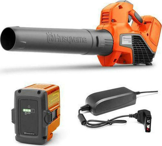 Husqvarna Laubbläser Handheld 36V mit 1 Akku 4Ah & Lautstärkeregelung mit Maximaler Luftgeschwindigkeit 165.6km/h