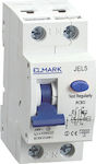 Elmark JEL5 Phase Relays Leckage der Erde 10A Double Pole with Voltage 230V 40015