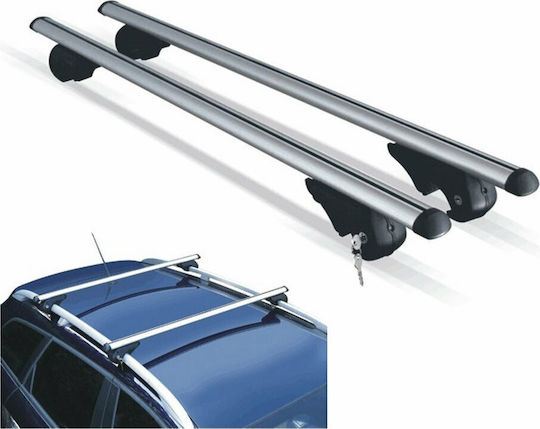 Carman Station 120cm. for Cars with Factory Bars (with Roof Rack Legs and Lock) Black
