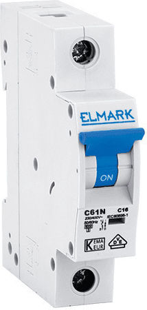 Elmark 61DC 1-Pole Automatic Circuit Breaker 63A 41175C