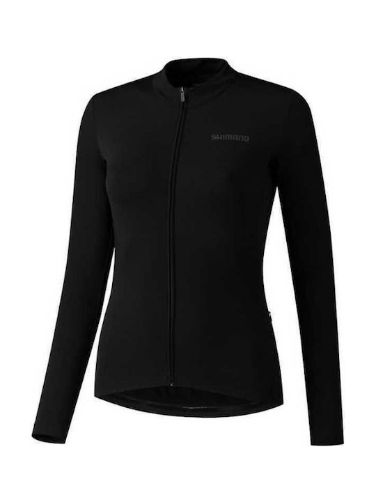 Shimano Kaede Long Sleeves Cycling Jersey Black