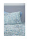 Palamaiki Kinder Vorhang Luminous Cluster mit Borte Blau 170x260cm