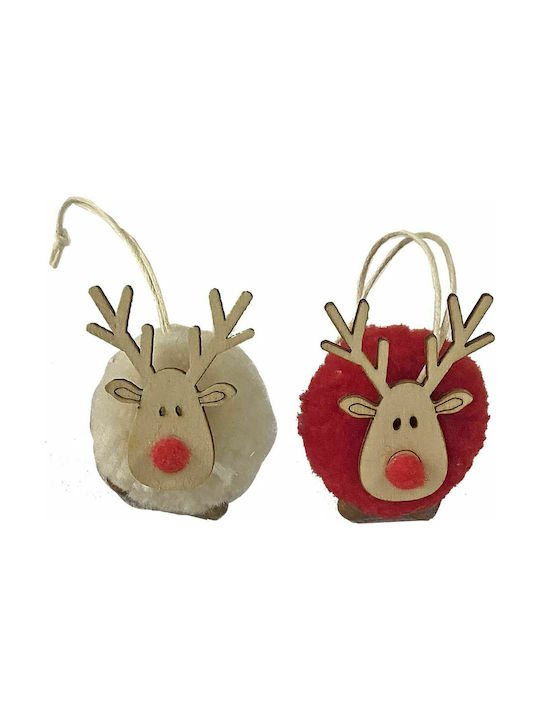 XMASfest 93-3023 Christmas Reindeer Ornament (Μiscellaneous Designs/Colors)