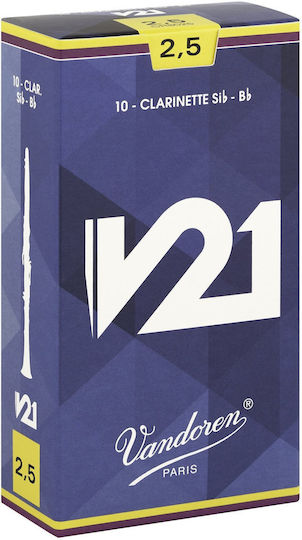 Vandoren Bb Clarinet V21 Ancii Pentru Instrumente De Suflat Tărie 2.5 Calami Pentru Clarinet