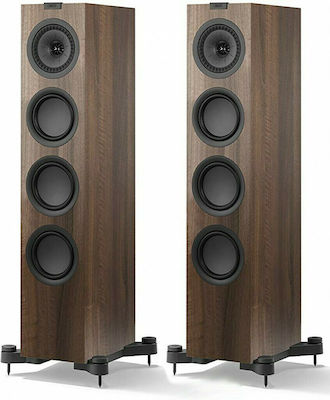 Kef Q550 Ζεύγος Ηχείων Hi-Fi Δαπέδου 130W 2.5 Δρόμων Π18xΒ27.8xΥ87.3εκ. Καρυδιά