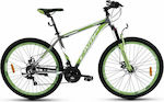 Camp XC 4.2 29" Πράσινο Mountain Bike με 21 Ταχύτητες και Μηχανικά Δισκόφρενα