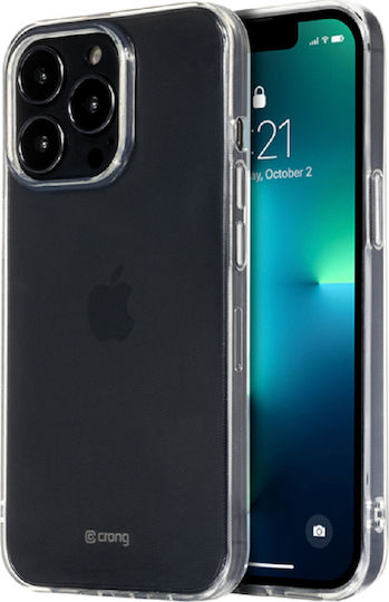 Crong Slim 0.8mm Back Cover Silicone 0.8mm Transparent (iPhone 13 Pro)
