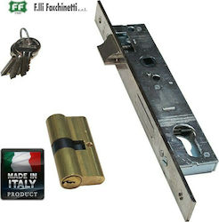 F.lli Facchinetti Χωνευτή Κλειδαριά σε Ασημί Χρώμα A1720200