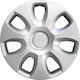 Farad Auto Radkappen Set mit Marke Opel 4Stück 15" Silber