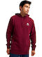 Sweatshirt with Hood Burgundy