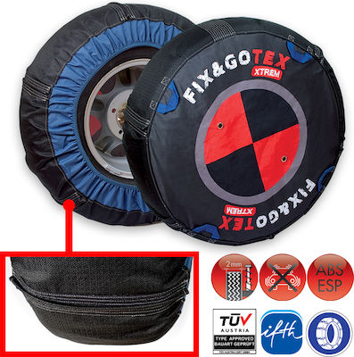 Fix&Go Tex Xtrem I1 Αντιολισθητικές Χιονοκουβέρτες για Αυτοκίνητο 4x4 2τμχ