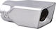 Carman Exhaust Muffler Decorative Square Silver