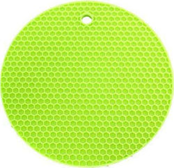 U-GR-R Silicone base for kitchen utensils round green