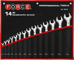 Force 5141C Σετ Γερμανοπολύγωνα με Mέγεθος από 10mm έως 32mm 14τμχ