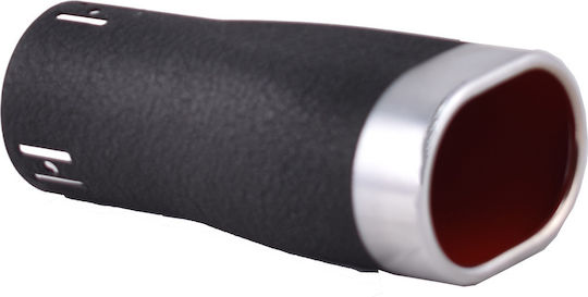 Nuova Meyster Amortizor de eșapament Negru Oval 60mm