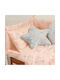 Melinen Happy Baby Bettlaken Für Wiege Baumwolle Rosa 85x110cm