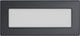 Kratki Rectangular Fireplace Air Shutter Gray 24x11cm