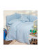 Melinen Mini Stars Baby Sheet Cradle Cotton Sky 85x110cm 2000044306