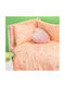 Melinen Zoo Girl Baby Sheet Cradle Cotton Pink 85x110cm