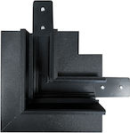 Viokef Mounting Rail for Lighting Fixtures Black 02/0214