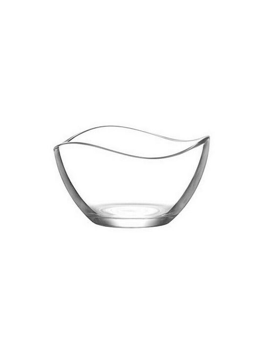 Gurallar Vira Bol de Servire Rotund Sticlă Transparent cu Diametru 10.5buc 6buc