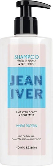 Jean Iver Volume Boost Protection Σαμπουάν Ενυδάτωσης & Όγκου για Όλους τους Τύπους Μαλλιών 400ml