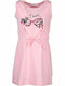 Children's Dress Sleeveless Pink