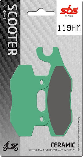 SBS Motorcycle Brake Pads Kymco Agility City 150 / Like 200 / Dink 125 for Kymco Agility 125 / DINK / Agility