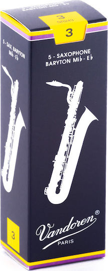 Vandoren Bari Sax Traditional Ancii Pentru Instrumente De Suflat Tărie 3 Ancii Pentru Saxofon