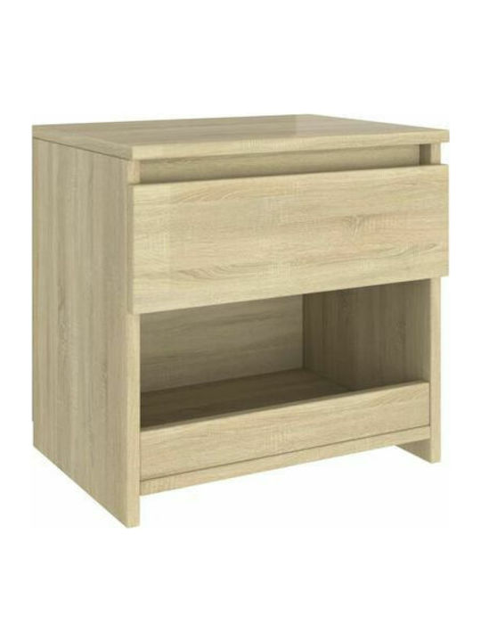 Wooden Bedside Tables 2pcs Sonoma 40x30x39cm