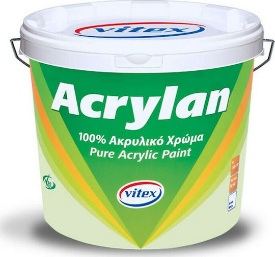 Vitex Acrylan Basis TR Plastik Farbe für Äußeres Verwendung Weiß 3Es