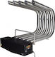 EcoHot 1-IN-TH Fireplace Heat Exchanger 62W Inox L50xH47xD50-77cm